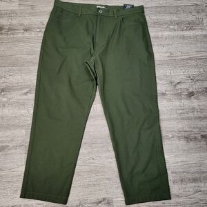 32 Degrees Cool Trouser Womens Size 34 Green Stretch Performance walking hiking
